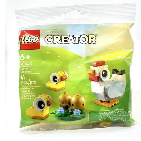 Lego Creator 30643 Spring Easter Chicken Chicks Polybag Set NEW & SEALED - 2023 - Picture 6 of 10